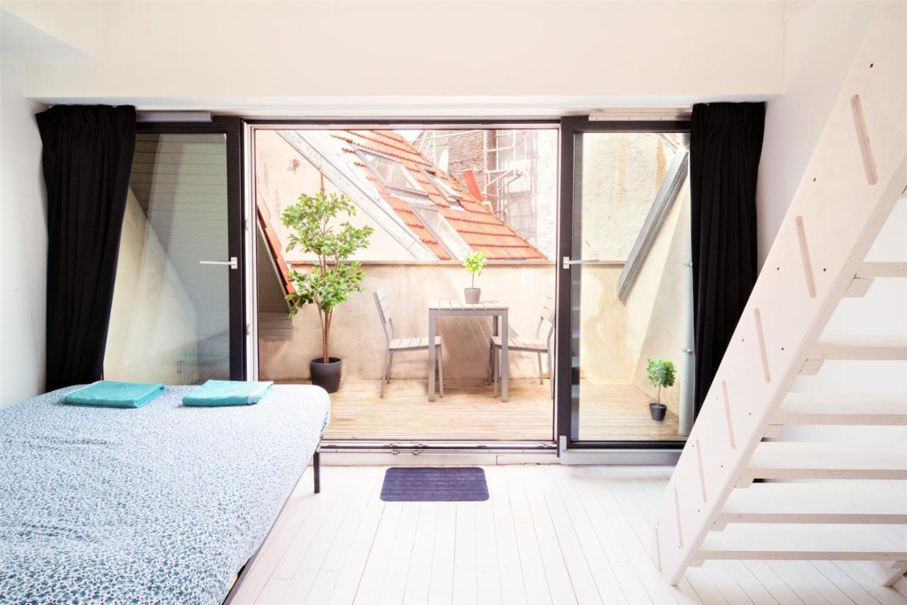 Beautiful Terrace Apartment In The Heart Of Antuérpia Exterior foto